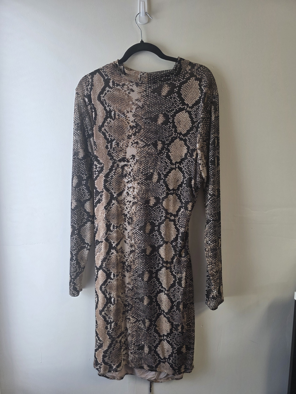 Snake Print Bodycon Dress 3xl